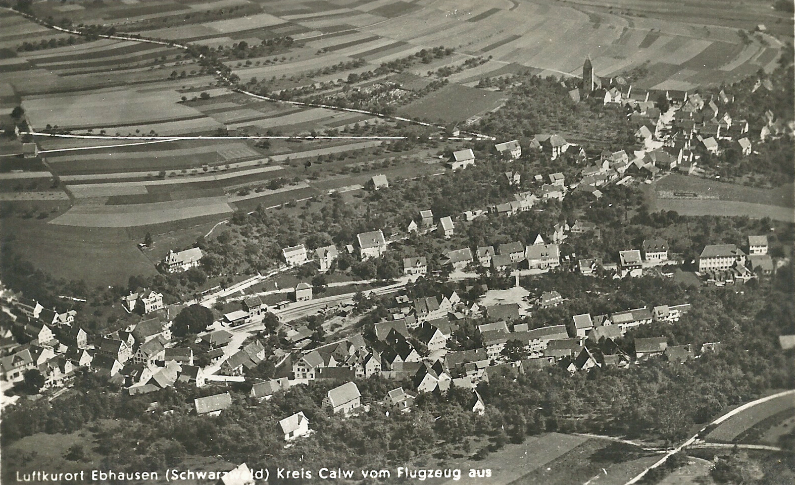 Ebhausen - Luftbild 1930er Jahre - Fotosammlung G Schmidt