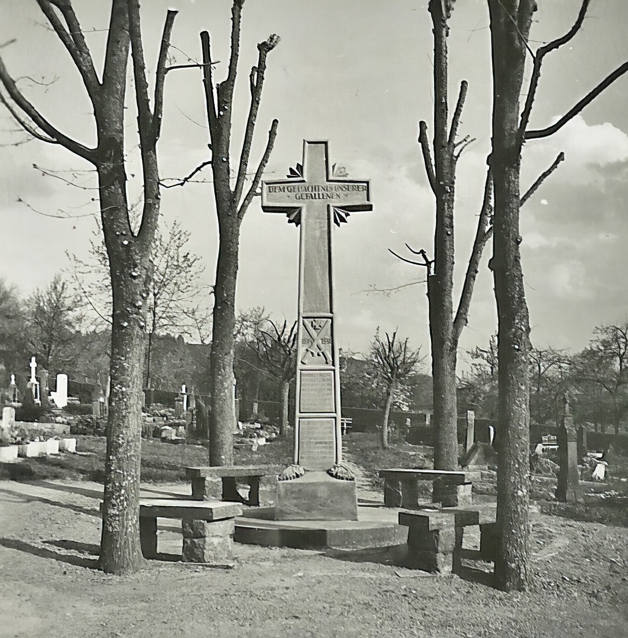 Friedhof Ebhausen Mai 1952 