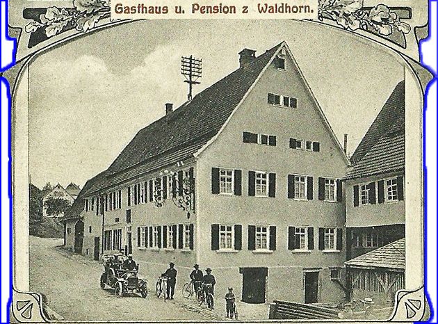 Gasthaus Waldhorn 1912