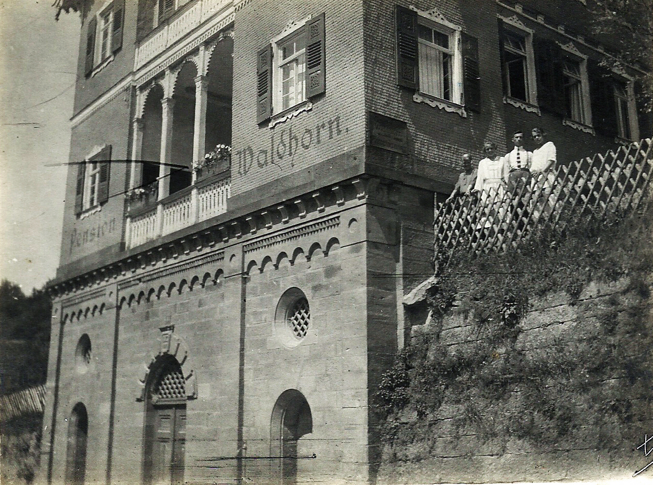 Pension Waldhorn, Ferien 1923
